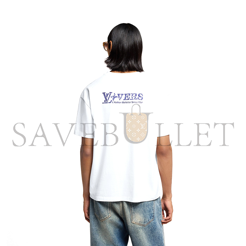 LOUIS VUITTON EMBELLISHED GRAPHIC COTTON T-SHIRT 1AHCKQ LOUIS VUITTON EMBELLISHED GRAPHIC COTTON T-SHIRT 1AHCKQ